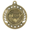 Medal, "Golf" Galaxy - 2 1/4" Dia.